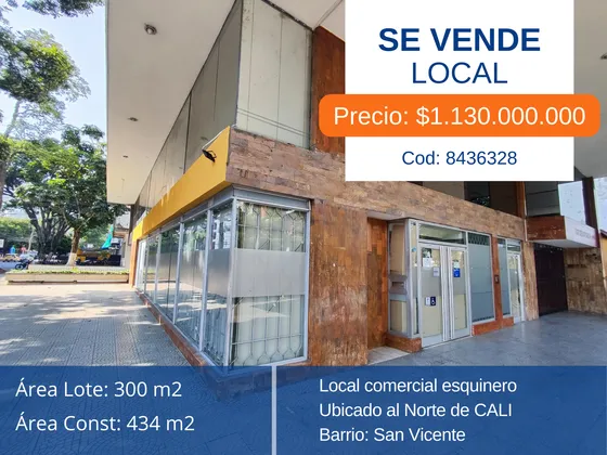 Se Vende Local - Al Norte De Cali - San Vicente - 2 Niveles
