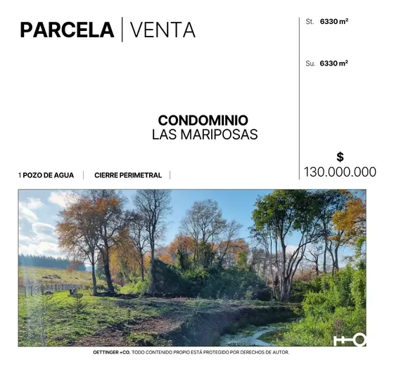 Parcela En Venta - Condominio Las Mariposas