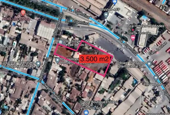 Arriendo Terreno En Los Andes