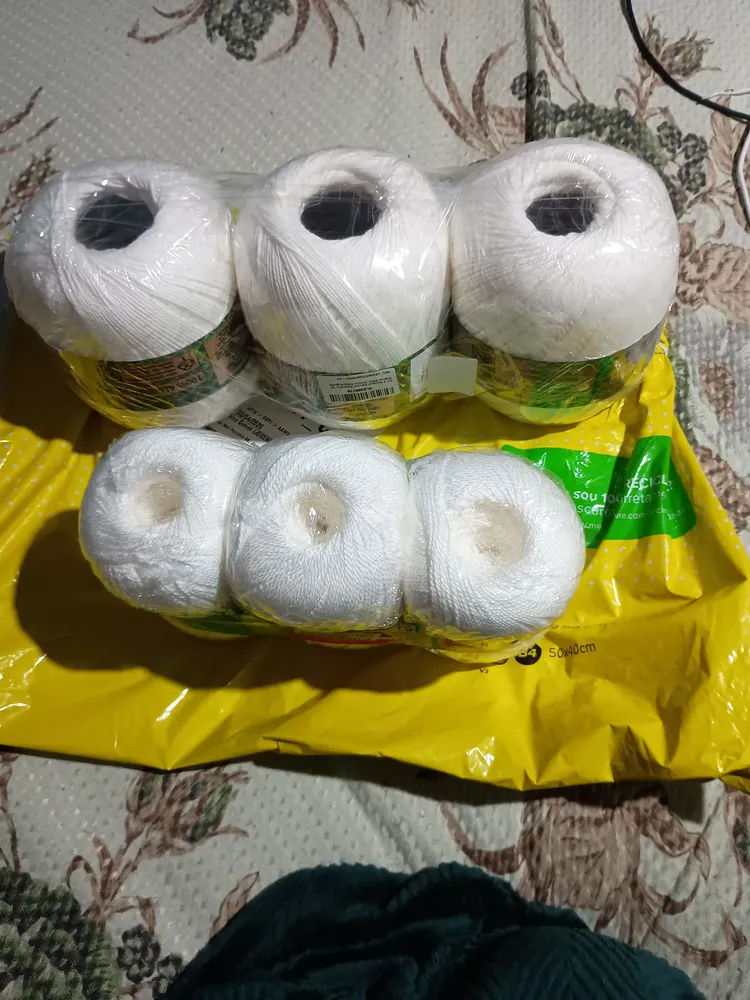 Kit 3 Barbante Barroco Maxcolor Círculo Nº4 200g 338m Cor 2856