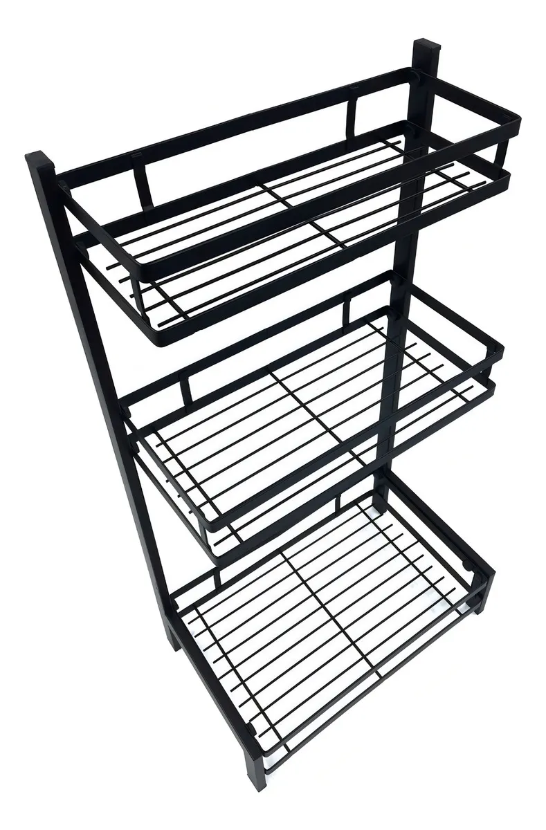 Montaje sencillo con tornillos incluidos Sistema de montaje sencillo del estante organizador de condimentos