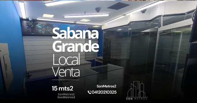 Local Venta Sabana Grande No Esta A Pie De Calle 15 Mts2 Sonmetros2 B-9qnx 2105