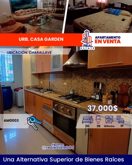 Apartamento En Venta Urbanización Casa Garden / Charallave.