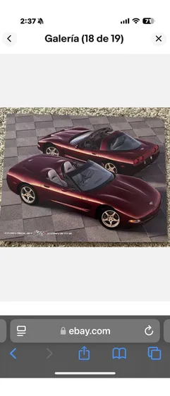 Chevrolet Corvette C Convertible 50 Años At