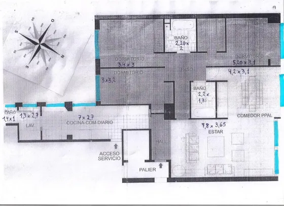 Departamento 4 Ambientes En Venta Sobre Av Callao Recoleta Cochera Seg 24hs