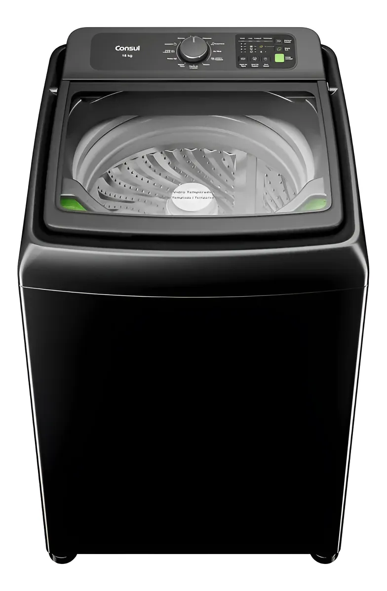 Lavadora De Roupas Consul Cwn16a9 16kg Cesto Inox Chumbo