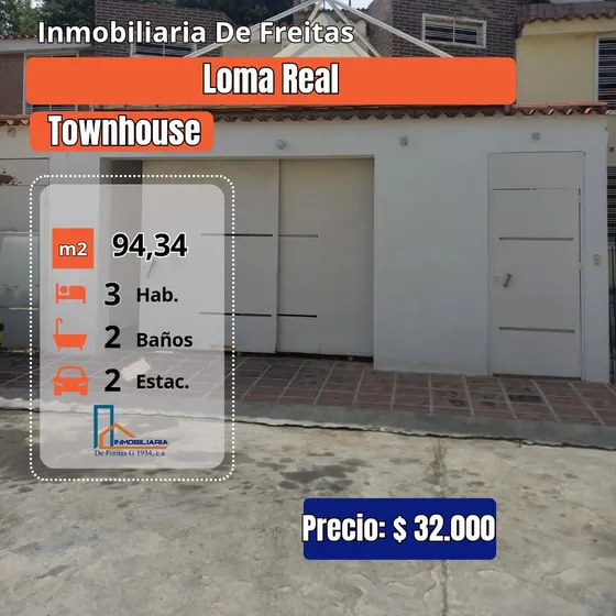 Townhouse En Loma Real - Charallave.