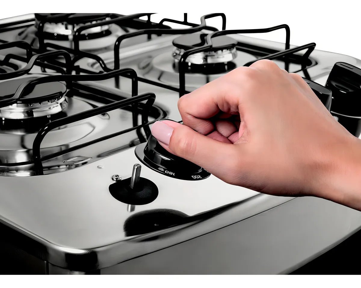 Fogão Consul 4 Bocas Acendimento Aut Inox - Imagem 7