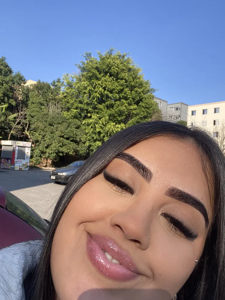 Foto real de aplicação do corretivo por usuária