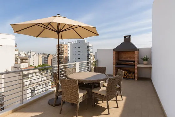 Dúplex  De 2 Ambientes Con Terraza En Venta En Caballito, Capital Federal, Buenos Aires