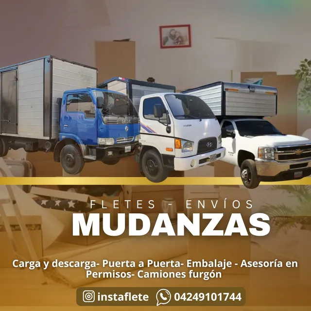 Mudanzas, Fletes Desde Caracas A Margarita Y Oriente.