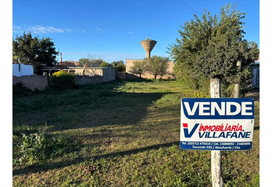 Se Vende Terreno Sobre Calle Paso - Con Gas Natural - Almafuerte
