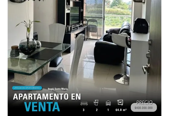 Apartamento En Venta En Itagüí Santa María