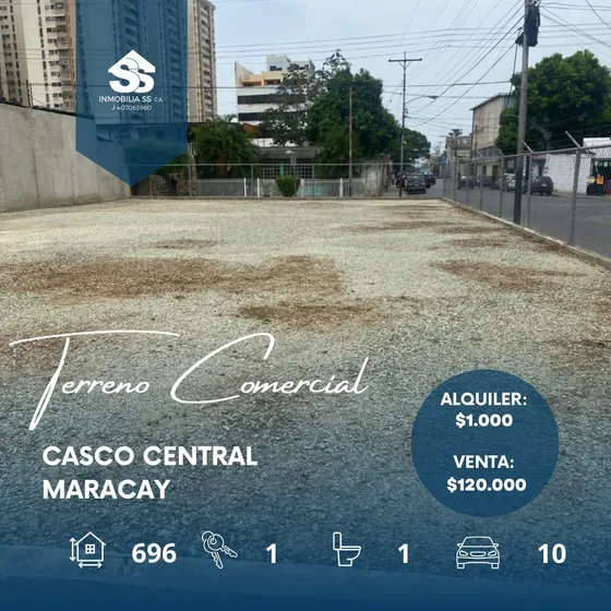 Se Alquila Terreno En Centro De Maracay 