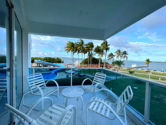 Res. Puerto Marintusa, Impecable Apartamento Con Terraza Vista Al Mar Para Vacacionar