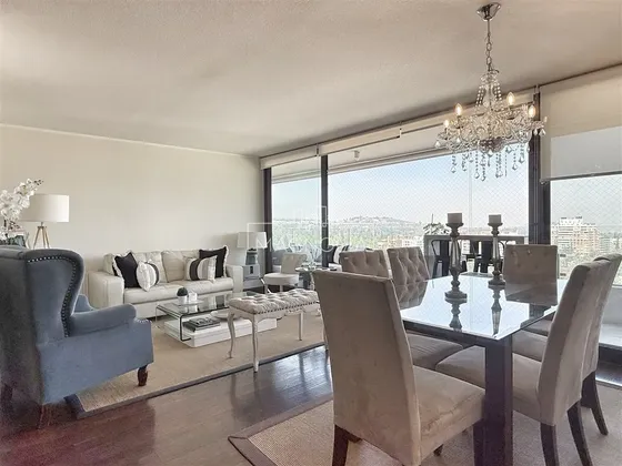 Moderno Departamento En Venta De 3 Dorm Lo Barnechea