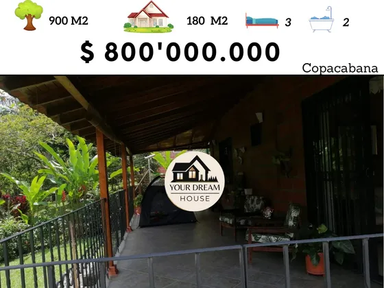 Finca Industrial En Copacabana. Finca A 300 M2 De La Autopista 