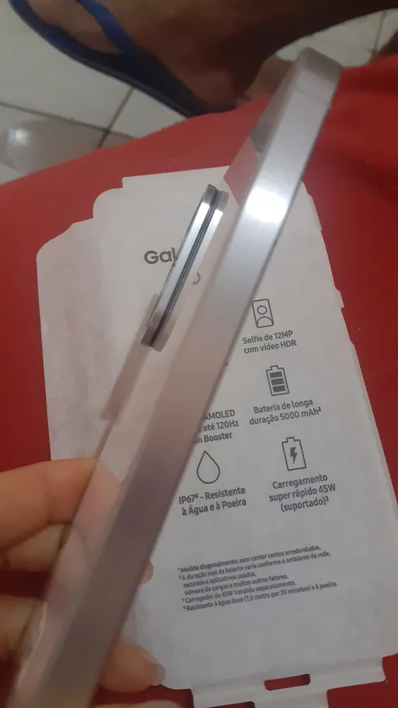 Foto real de um usuário do Galaxy A56 5G
