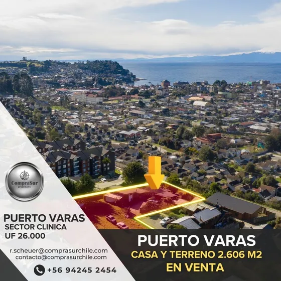 Excelente Terreno Y Casa En Puerto Varas