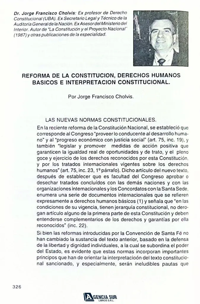 CONSTITUCIÓN de la República Argentina
