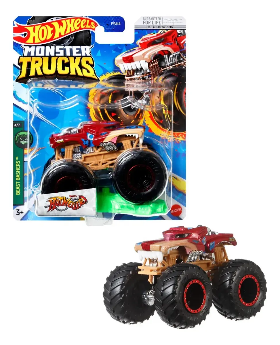 Veículo De Brinquedo Hot Wheels Monster Trucks Surprise 1:64 Multicolorido Multicor