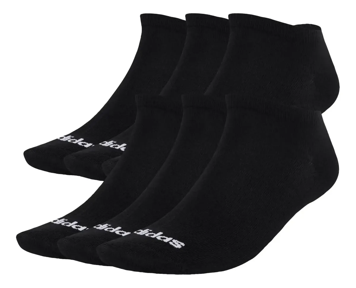 6 Pares De Meias Finas Linear Ballerina Adidas