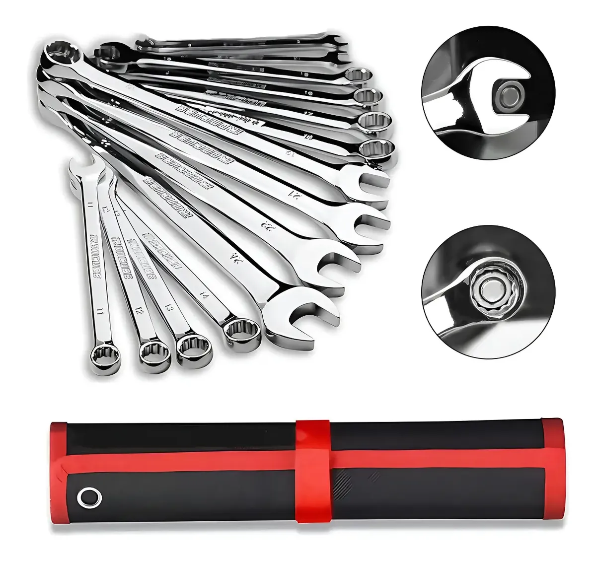 Jogo Chave Combinada 14 Pçs 8 A 24mm Boca Estrela
