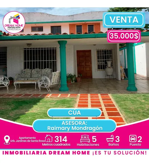 Casa En Venta  Urb. Jardines De Santa Rosa - Cúa