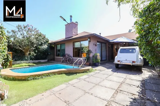 Linda Casa En Excelente Ubicación De Las Condes 3dorm 3bañ