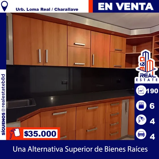 Townhouse En Venta  Urb. Loma Real-charallave 