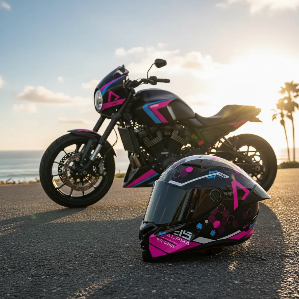 Capacete Moto Axxis Fenix Com Aerofólio Diversos Graficos — foto 1