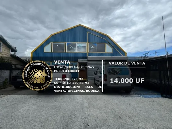Se Vende Local Comercial Con Oficinas Y Bodega, Puerto Montt
