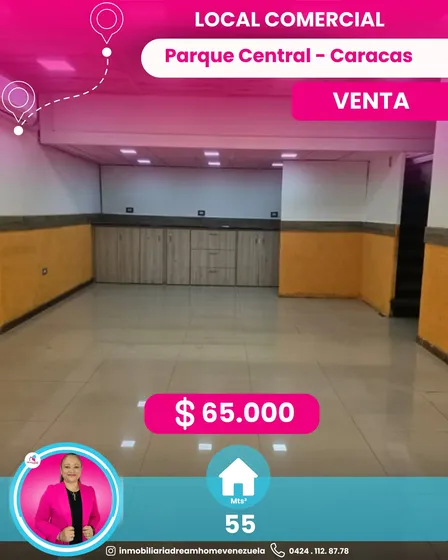 Local Comercial En Venta Parque Central - Caracas