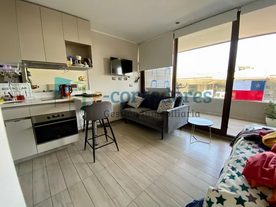 Departamento Estudio Amoblado - Incluye Ggcc  (102367)