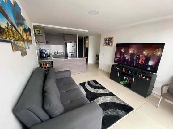 Apartamento 59m2 Amoblado Con Parqueadero Propio Cubierto