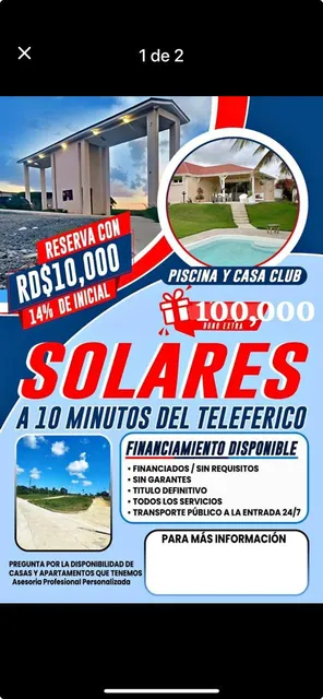 Solares Residenciales Cerca A La Parada Mama Tingo 
