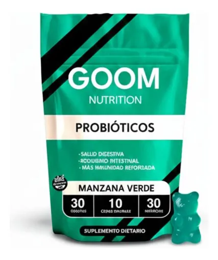 GOOM Gomitas Probióticos Salud Digestiva - 30 Unidades