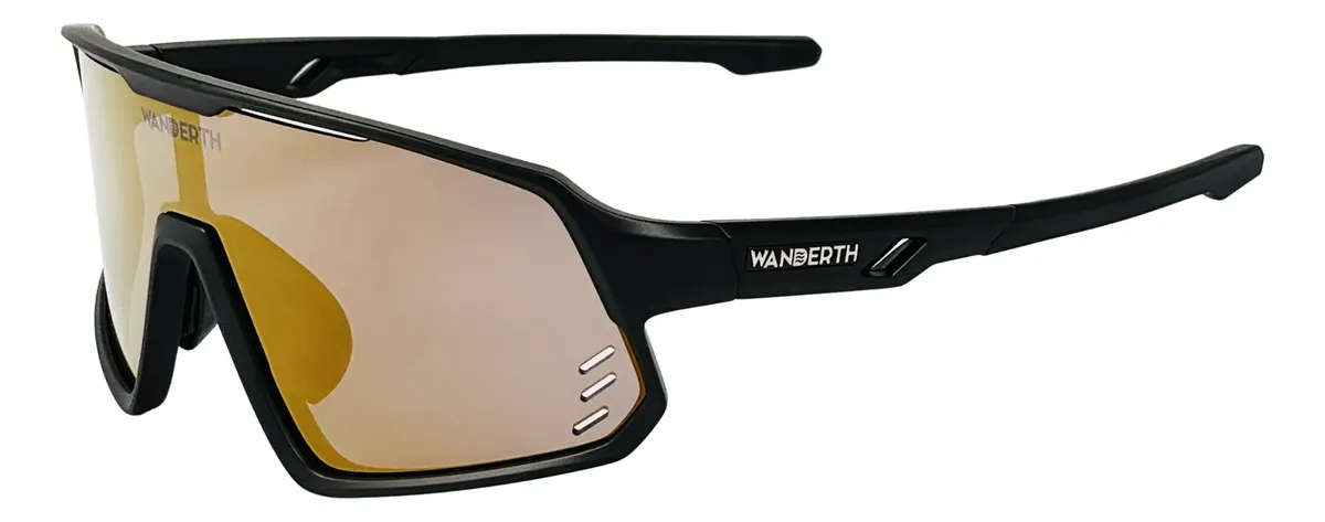 Wanderth  Lentes Kidspin Fusion Mirror Dorado Negro