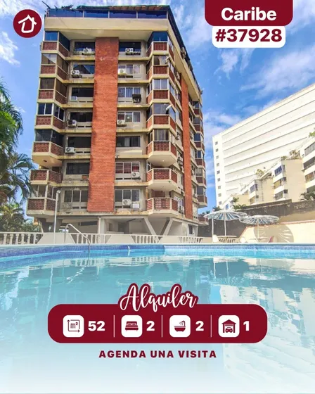 Alquiler-apartamento Ubicado En Caribe, Parroquia Caraballeda, Estado La Guaira.