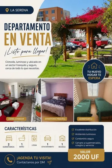 Oportunidad Departamento La Serena