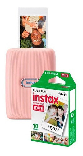Impressora Fuji Instax Mini Link Dusky Pink +filme 10 Fotos | Mercado Livre
