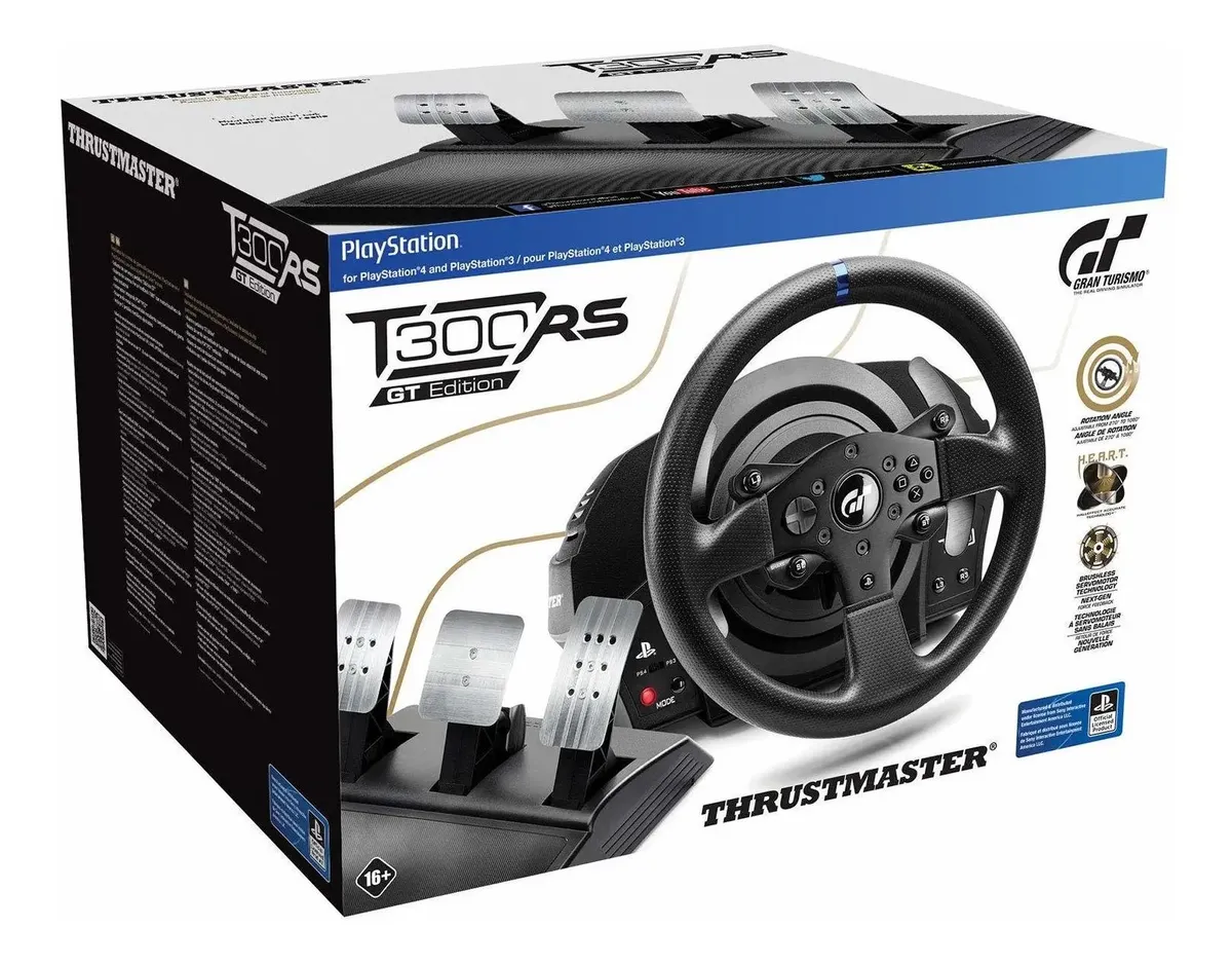 Volante De Carreras Thrustmaster T300 Rs Gt, P/ Ps5, Ps4, Pc