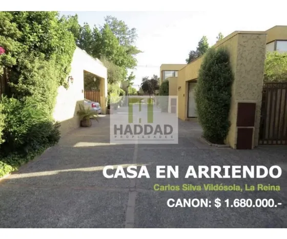 Casa En Condominio En Arriendo En Carlos Silva Vildósola, La