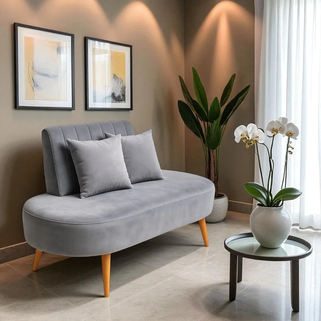 Sofá de um e dois lugares para ambientes menores