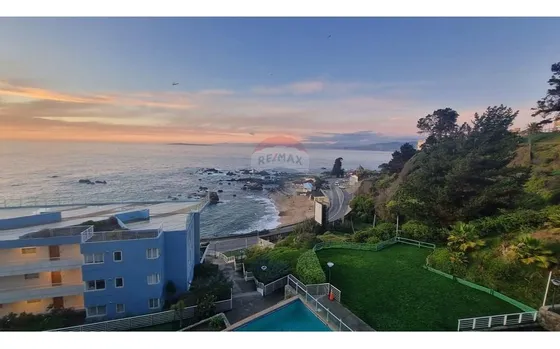 Hermoso Dpto 3d/2b Con Vista Al Mar En Concón