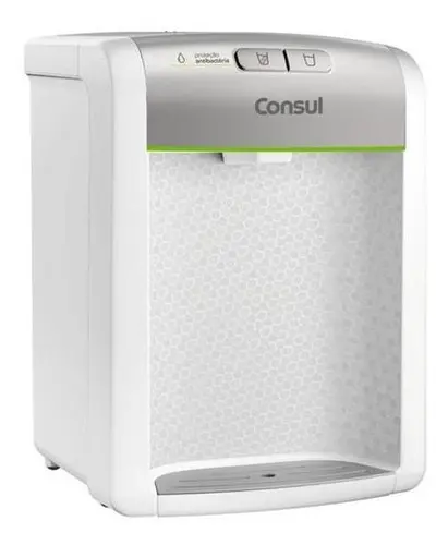 Purificador De Água Consul refrigerado Natural E Gelada com proteção antibactérias Bivolt Consul Branco - CPB34ASVNA