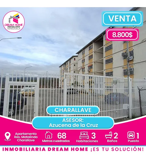 Apartamento En Venta   Parque Residencial Matalinda 3ª3 - Charallave