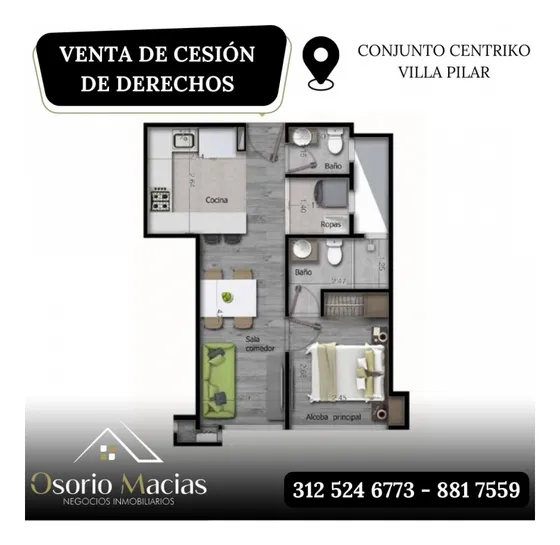 Venta De Apartaestudio En Villa Pilar