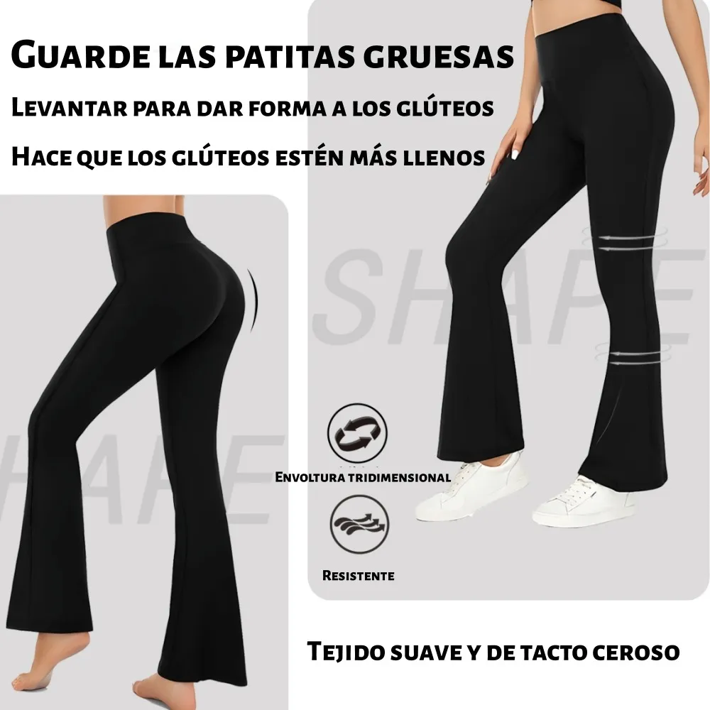 Leggins Deportivo Casual Acampanado
