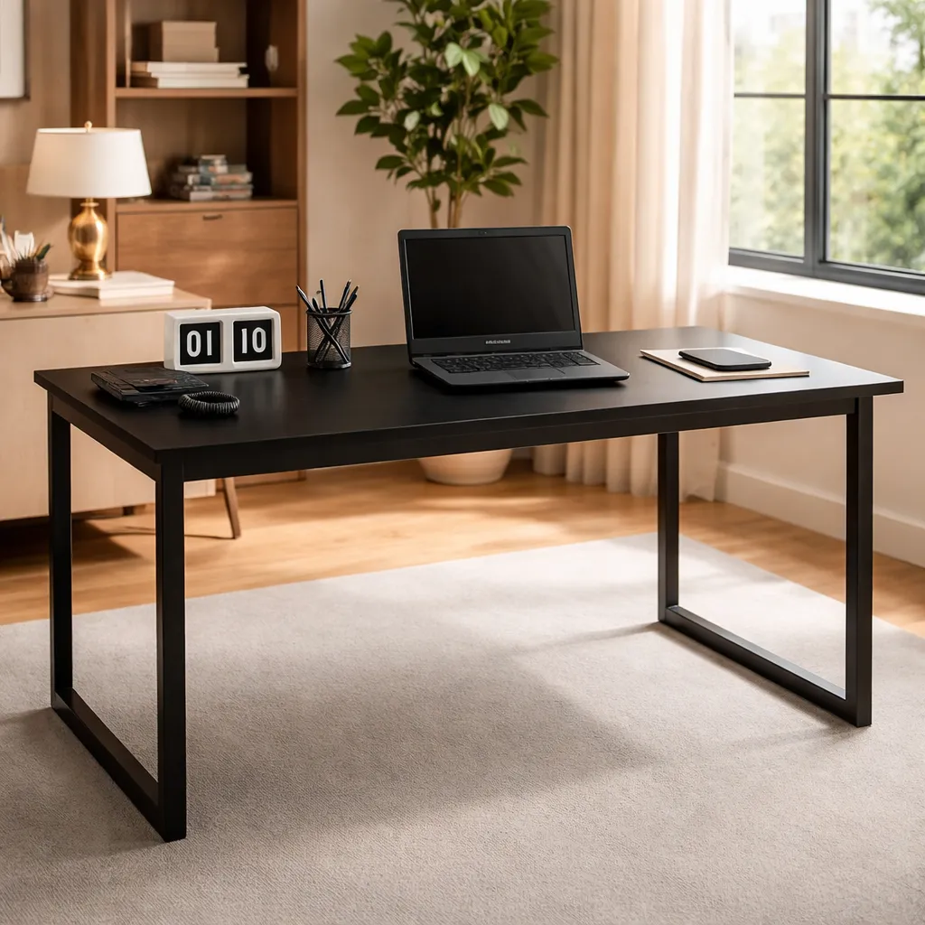 Mesa Escritório Industrial Reforçado Ferro Homeoffice 150x60